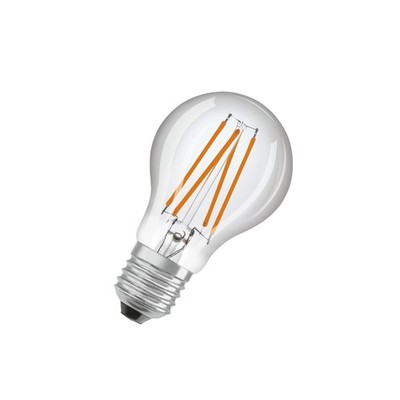OSRAM Star+ LED-Lampe mit Tageslichtsensor für E27-Sockel, Filament-Optik ,Warmw