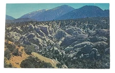 Vintage Postcard ~ Devil's Punchbowl Landscape View ~ Pearblossom California CA