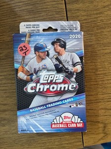 2020 Topps Chrome  Baseball Box factory sealed box