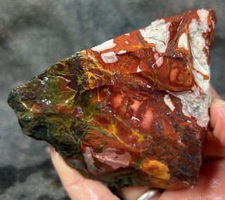 Inca Blanket aka Red Green Blanket Jasper Rough Chile!