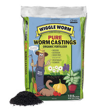 100% Pure Organic Mineral-Dense Worm Castings Fertilizer, 30Lbs - Improves Soil 1.56 per gallon