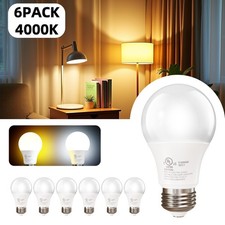 61224pack A19 Led Light Bulb Non-dimmable 9w Equivalent 60w 4000k 760lm 61224pack A19 Led Light Bulb Non-dimmable 9w Equivalent 60w 4000k 760lm