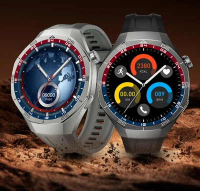 MARKENLOS Bluetooth Smartwatch Luxus Herren Armband Herzfrequenz Pulsuhr FitnessArmbanduhr