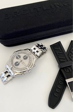 BREITLING Watch Chronomat Men's Stainless Steel Silver/Black Dial Automatic 3