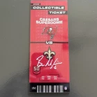 Baker Mayfield Signed Commemorative Ticket 3/5.  Metabilia Authentication.