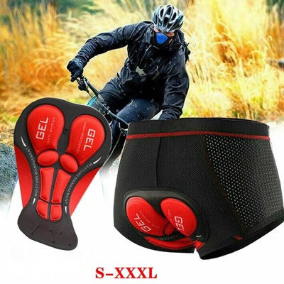 Fahrradhose Radunterhose mit 5D Gel Sitzpolster Unterhose Herren Radfahren Short