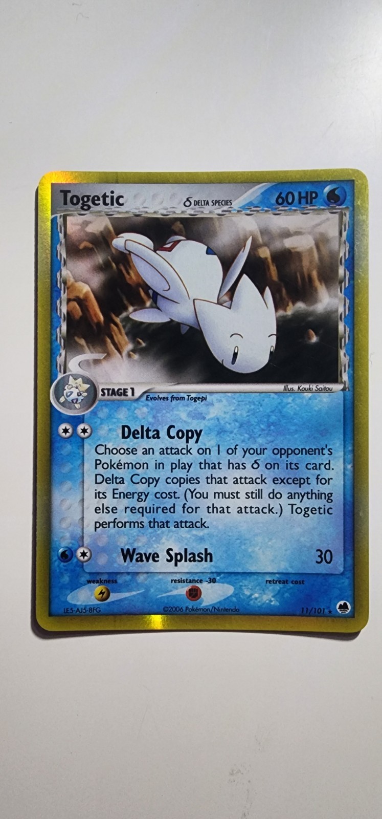 Togetic Delta Species 11/101 Holo Rare EX Dragon Frontiers NM