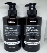 2X Kundal Honey & Macadamia Shampoo-Baby Powd...
