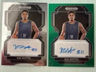 2022-23 Panini Prizm Draft Picks Kai Sotto Green Prizm + Base Auto RC DP-KSO