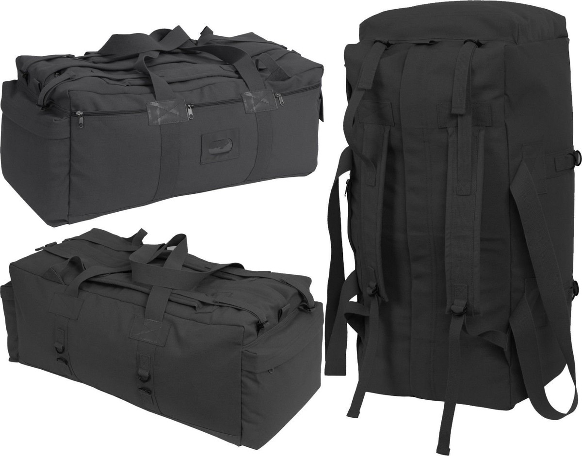 Tactical Canvas Duffle Bag & Backpack, Israeli IDF Mossad Double