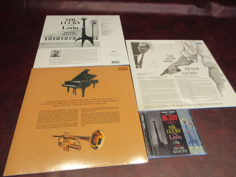 HENRY MANCINI & DOC SEVERINSEN 1973 QUADRAPHONIC RARE RCA LP + 2 180 GRAM + CD - Image 2 of 2