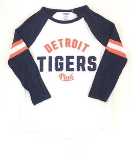 pink detroit tigers shirt