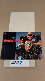 WCW World Championship Wrestling - Nintendo NES- Manual Only **NO GAME!