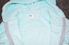 E5 NWT Girls XXS 4/5 SO Aqua Minky Plush Hooded Jacket Thumb Holes Full Zip — photo 7