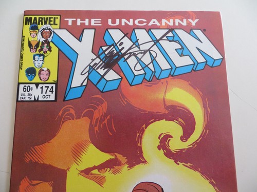 1983 VINTAGE UNCANNY X-MEN #174 SIGNED 2X BOB WIACEK & CHRIS CLAREMONT,COA & POA - Picture 2 of 4
