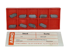 x9 Arno Carbide Parting Off Inserts LOGR 160201FN-ALU AK10P IS8