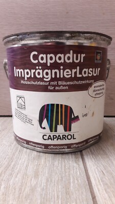 Caparol Capadur Imprägnier Lasur 2,5L Holz-Schutz-Wetter-Pilz-Lasur (A1177)