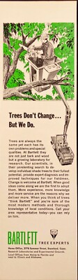 1969 Bartlett Tree Experts Stamford Conn. Vintage Print Ad