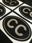 4x CC Car Sticker Corps Consulaire | Sedan Passenger Car Vehicle | Consular Corps