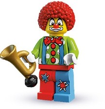 Lego Minifigure Serie 1 da Collezione clown pagliaccio