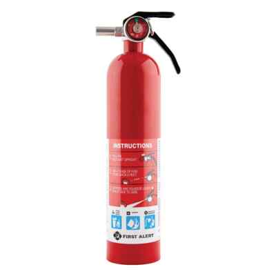 First Alert GP Fire Extinguisher 1-A:10-B:C Red #FE1A10GOA