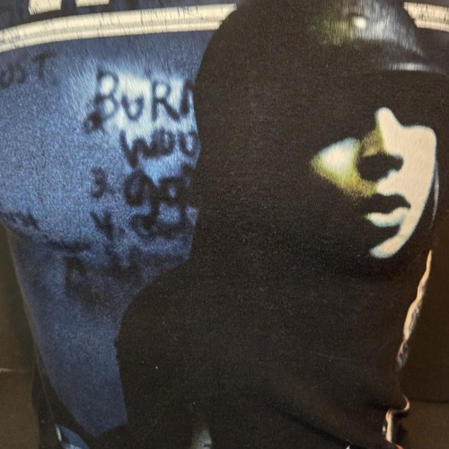 VTG Marilyn Manson Black T-Shirt XS 100% Cotton Band Heavy Metal Alt Y2K Music - Picture 3 of 18