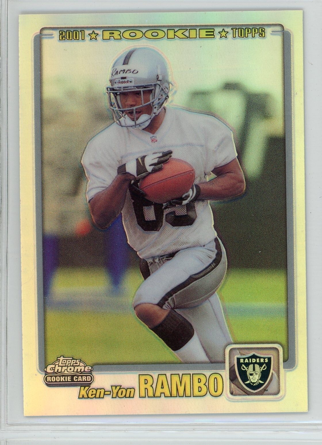 Ken-Yon Rambo Topps Chrome #248 Rookie Refractor