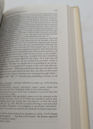 The Epistle to the Romans Leon Morris HC 1988 Christian Bible Study Commentary - Picture 9 of 9