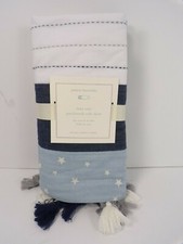 Pottery Barn Baby Max Star Patchwork Crib Skirt 6365