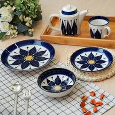 Japanese Nordic Style Moroccan Ceramic Mug Plate Teapot Bowl Tableware