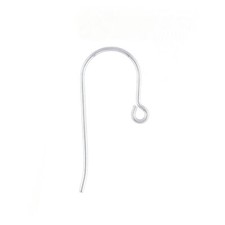 2 x USA French Ear Wires - Sterling Silver - Makes 1 Pair
