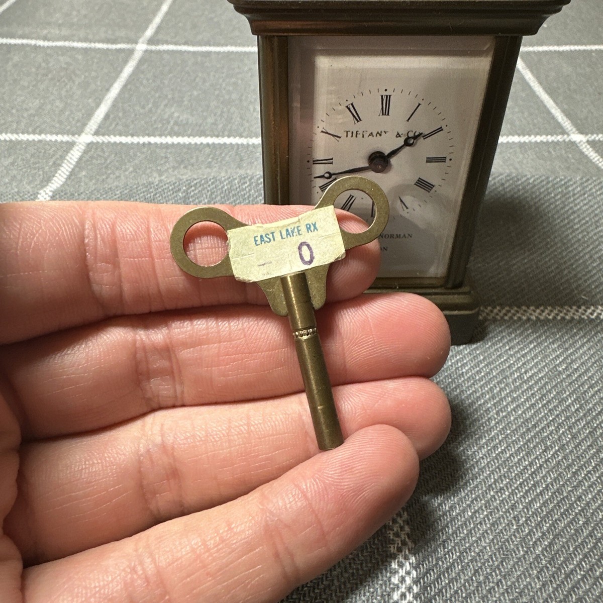 Vintage Matthew Norman #1760 Travel/Carriage Clock for Tiffany