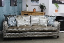 DURESTA, COLLINGWOOD 3 SEATER SOFA IN ECHELLE SAND FABRIC. RRP £5769.00