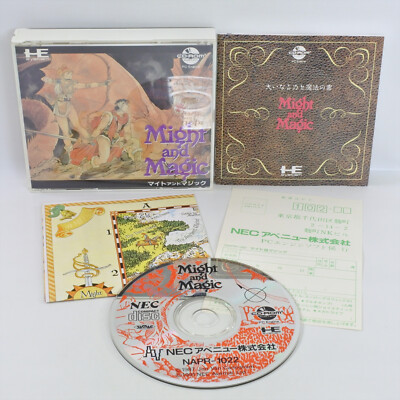 MIGHT AND MAGIC PC Engine CD 1628 pe