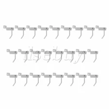 200 Pieces Slatwall Fitting Prong Hanger 5cm Length Shop Display Accessory