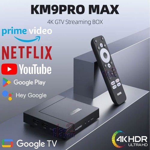 MECOOL KM9 PRO MAX 2GB 32GB 4K Google TV Smart Android 12 TV Box Media Player BT