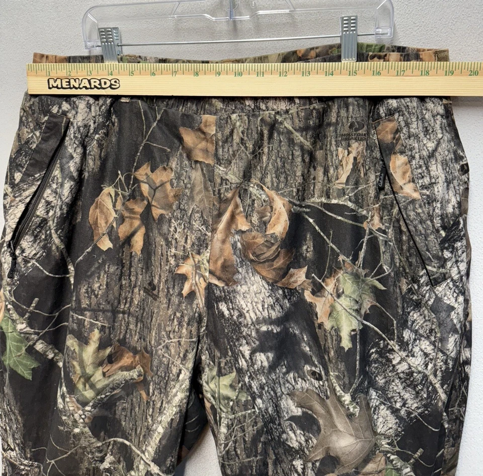 Cabelas Dry Plus Scent Lok Mossy Oak Camo Hunting Pants Men’s 2XL Reg Polyester - Image 3 of 4