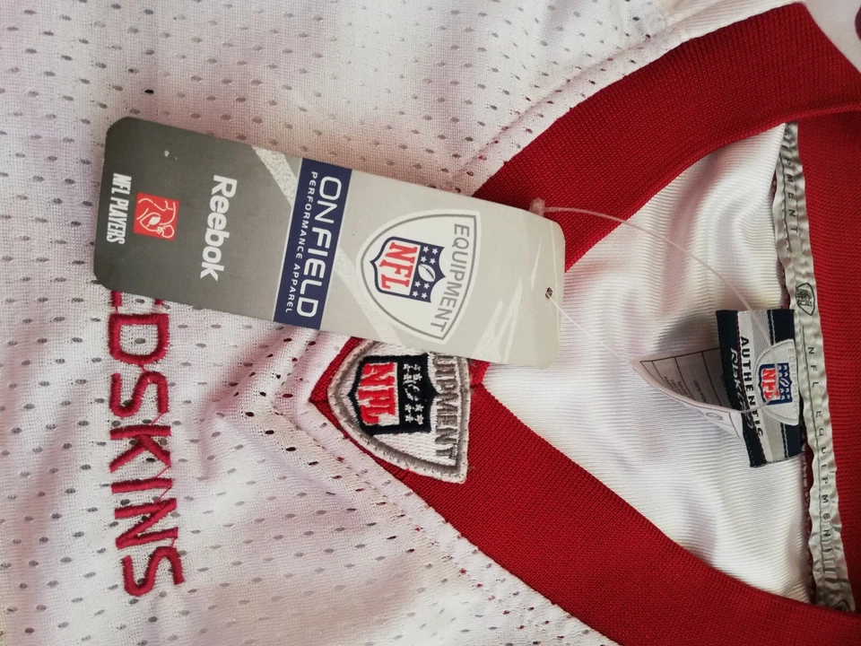 ИСТОРИЧЕСКИЙ Redskins McNabb #5 белый нейлона игры рубашка, Reebok новый мужской - Изображение 3 из 4