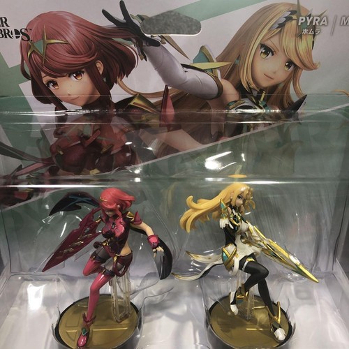 Nintendo amiibo Pyra Mythra Double Set Super Smash Bros. Homura Hikari 2023 - Picture 4 of 8
