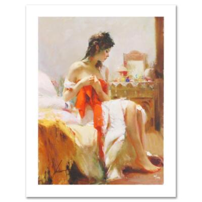 Pino (1939-2010) ''Expectations'' Hand Signed Canvas Limited Edition Art