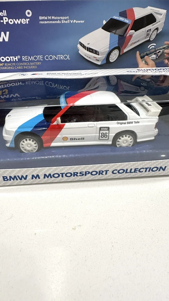 BMW M3 DIECAST 1:41 Bluetooth RC car model official licensed shell v-power - Image 3 of 4