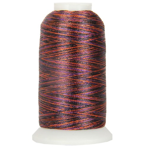 FILO DA RICAMO POLIESTERE VARIEGATO 1000M BOBINE 25 COLORI 40 WT - FILO - Foto 20 di 32