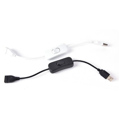 USB Cable Male to Female Switch ON OFF Cables Toggle LED Lamp Power ...
