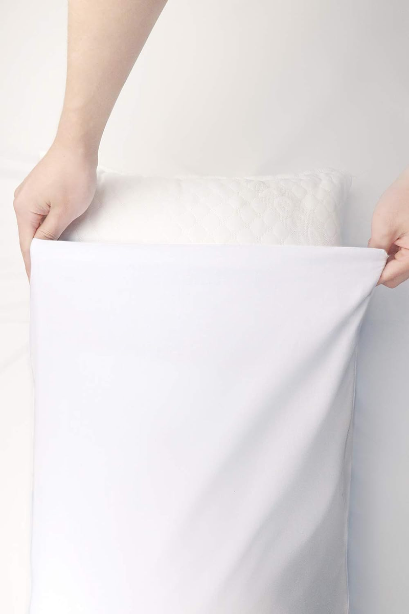 Federe Cuscino 100% Cotone Puro - Tinta Unita, Made In Italy, Misura Standard 50x80cm - Foto 9