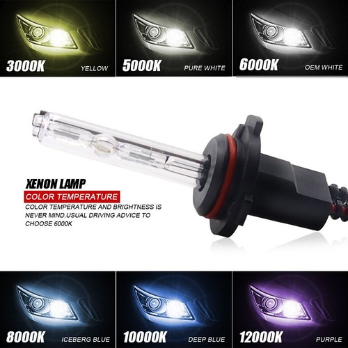 H4 HID Xenon Headlight Conversion Kit 35W Bulbs 3000K - 12000K All Color - Picture 7 of 8