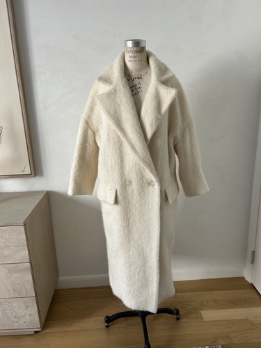 Raey Oversized Alpaca Cream Coat XS - Picture 2 of 9