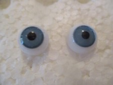 16 mm Blue Round Handblown Glass Eyes10.7 mm Iris Doll Crafts N54