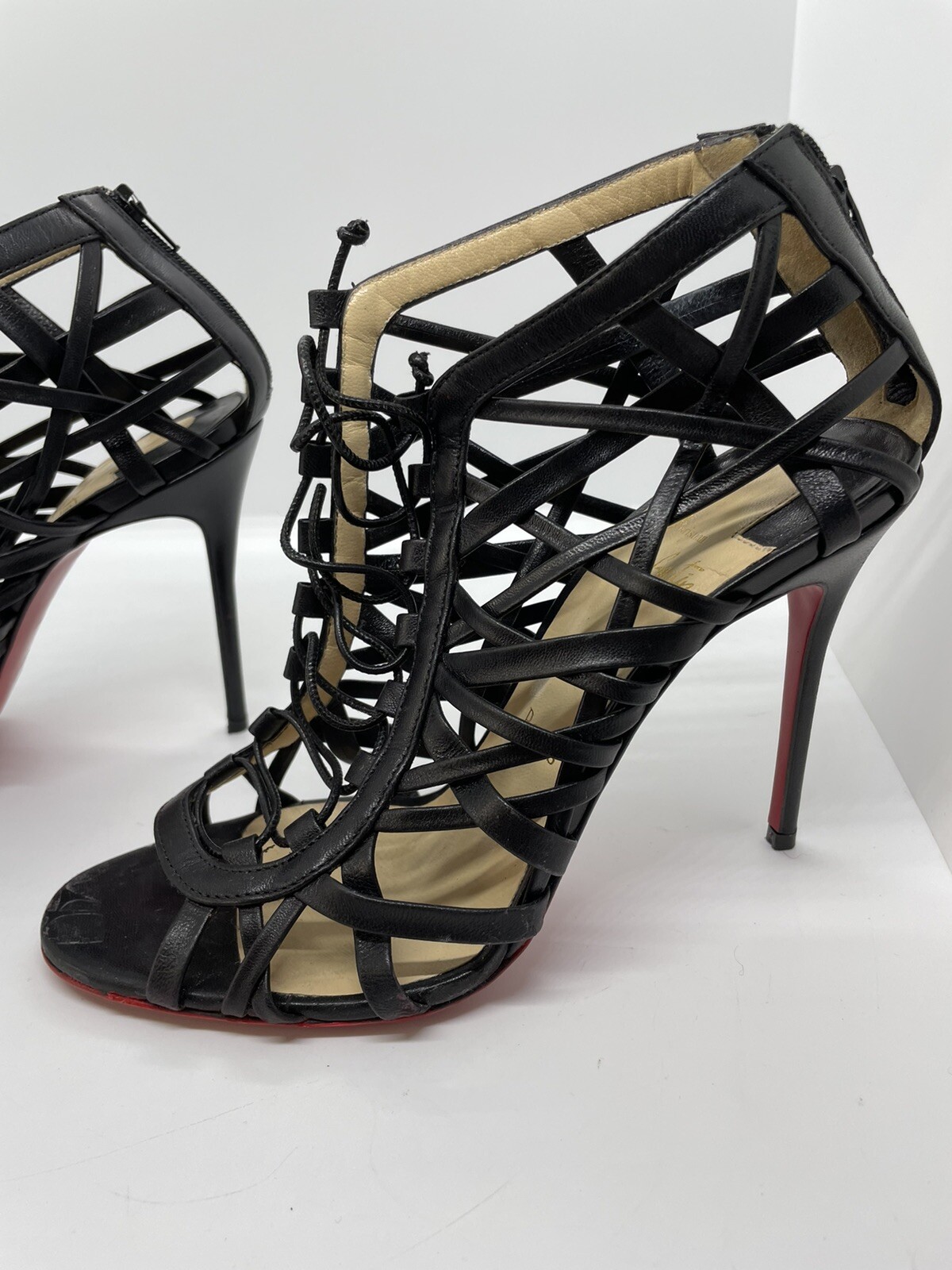 Christian Louboutin ベロア生地フラットシューズサイズ38.5 www.tquila.cl