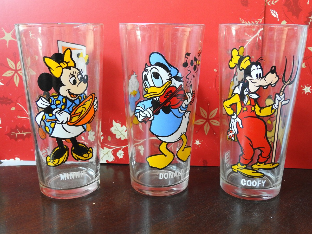 Vintage Disney Productions, Pepsi 1978 glasses set of 3 | eBay