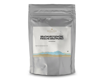 Bratwurstgewürz für frische Bratwurst 500g Beutel für bis zu 60 kg Bratwurst